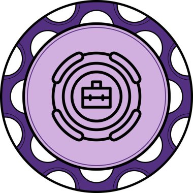 Çanta Dengeli Profesyonel Markalaşma Grafik Sembolü