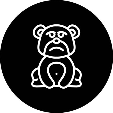 Üzgün Ayı Premium Modern Dijital Sanat Özelliği