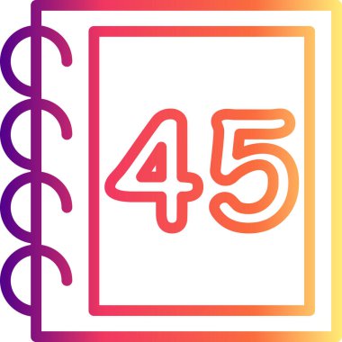 Matematik Kırkbeş Yaratıcı Eşsiz Markalaştırma Vektörü Elementi