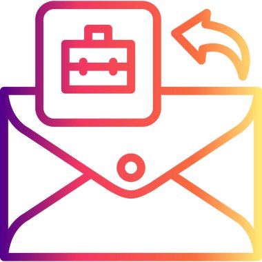 E- posta Evrak Çantası Özel Profesyonel Yaratıcı Grafik Elemanı