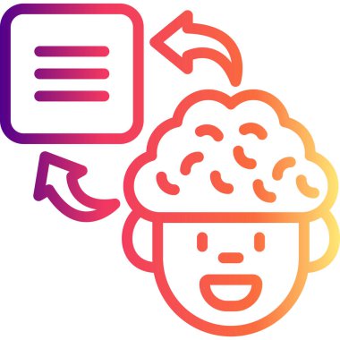 Beyin Menüsü Zarif Modern Marka Vektörü Varlığı