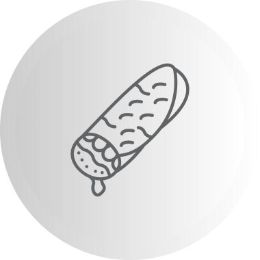 Burrito Dinamik Modern Yaratıcı Vektör Varlığı