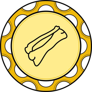 Fibula Zarif Modern Yaratıcı Sanat Sembolü