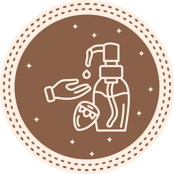 Argan Yağ Dengeli Özel Düz Vektör Düzeni