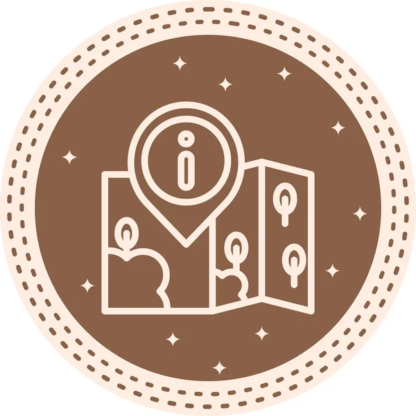 Konum Bilgileri Biçimlendirilmiş Yaratıcı Tasarım Elemanı