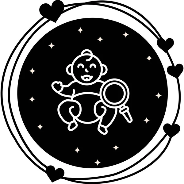 Bebek Denetimi Biçimli Özel Vektör Tasarımı Varlığı