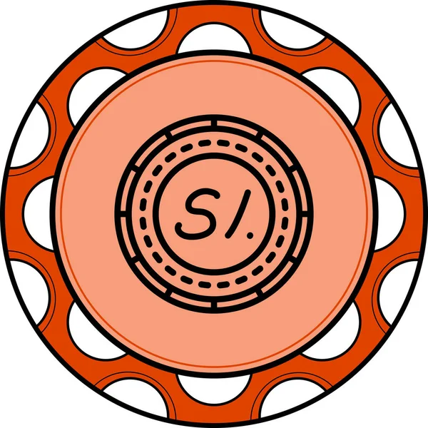 Peru Para Rafineri Zarif Vektör Sanat Nesnesi