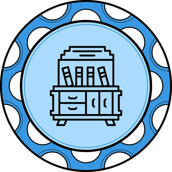 Kitaplık Profesyonel Asgari Yaratıcı Grafik Nesnesi