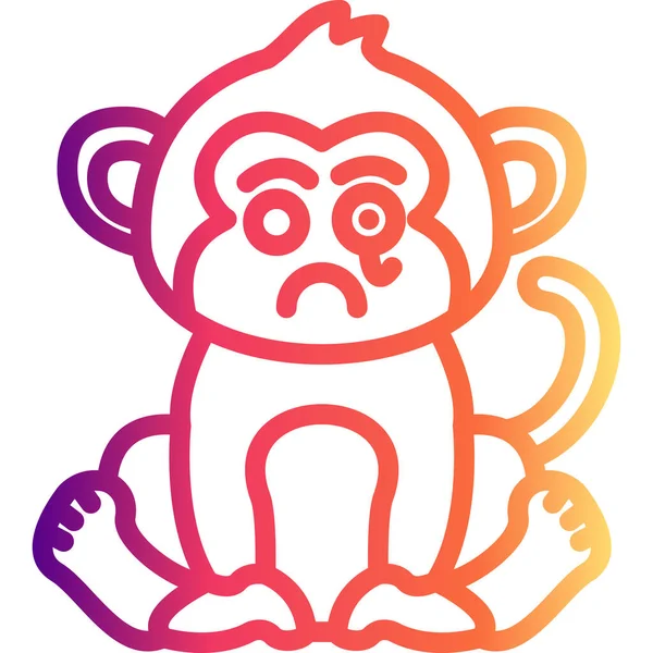 Dedektif Maymun Seçkin Markalı Vektör Varlığı