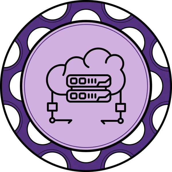 Bulut CDN Yüksek Kaliteli Grafik Sembolü