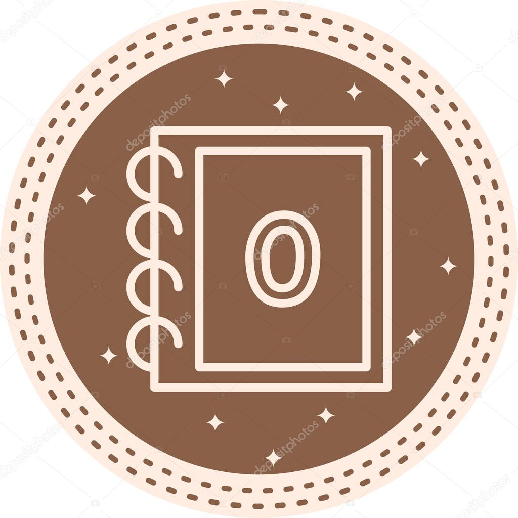 Math Zero Distinct Clean Branding Graphic Shape