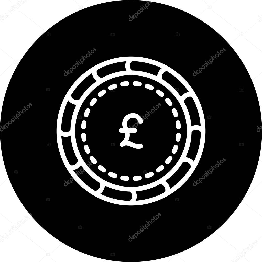 Pound Sterling Distinct Modern Clean Art Feature