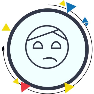 Baş Bandajı Yüksek Kaliteli Özel Vektör Tasarımı