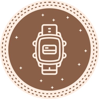 Akıllı Saat Kredi Kartı Eşsiz Düz Dijital Tasarım Nesnesi