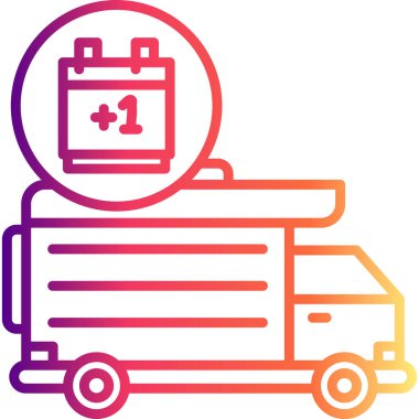 Teslimat Tarihi Zarif Modern Marka Vektör Varlığı