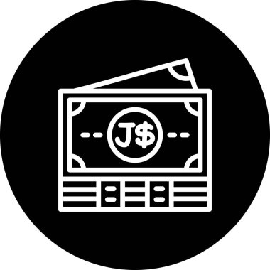 Jamaika Notları Modern Dengeli Marka Vektörü Sembolü