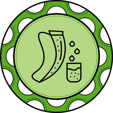 İçme Boynuzu Yaratıcı Modern Düz Vektör Tasarımı