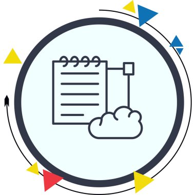 Bulut Maliyet Yönetimi Modern Dengeli Markalaşma Vektörü Sembolü