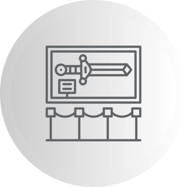 Kılıç Sergisi Yenilikçi Modern Yaratıcı Grafik Özelliği