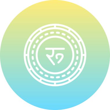 Sembollü dairesel para tasarımı