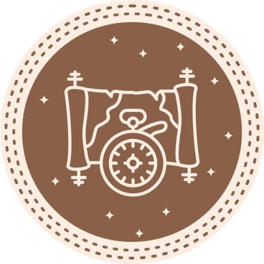 Harita Haritası Belirgin Zarif Markalaştırma Vektör Varlığını Kaydır