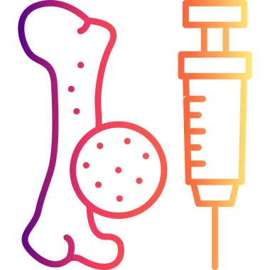 Kemik iliği Biyopsisi Tarzı Temiz Ürün Tasarımı Nesnesi