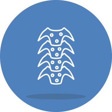 Servikal Omurga Modern Dijital Sanat Nesnesi