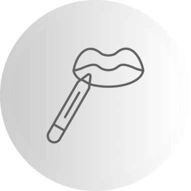 Lip Liner Minimum Gelişmiş Markalaştırma Tasarım Varlığı