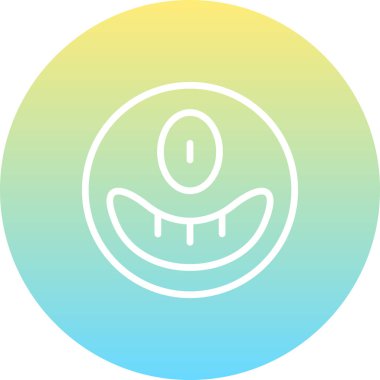 Tepegöz Yüksek Kaliteli Ölçeklenebilir Vektör İllüstrasyonu