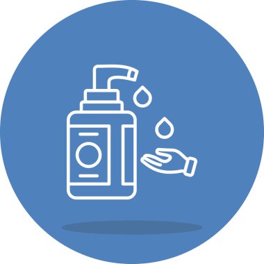 Sabun Dağıtıcı Zarif Çağdaş Dijital Grafik Özelliği