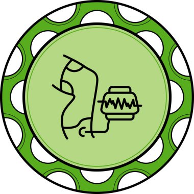 Derin Damar Trombozu Yenilikçi Düz Ürün Tasarım Sembolü