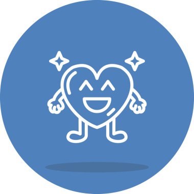 Haha Kalp Premium Şık Dijital Tasarım Sembolü