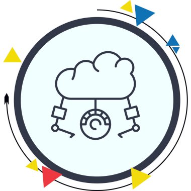 Bulut Yükleme Testi Tarz Düz Kullanıcı Arayüzü Özelliği