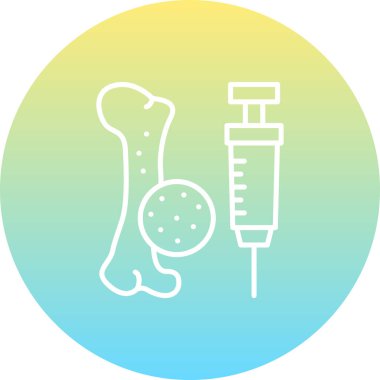 Kemik iliği Biyopsisi Belirgin Vibrant Dijital Grafik Özelliği