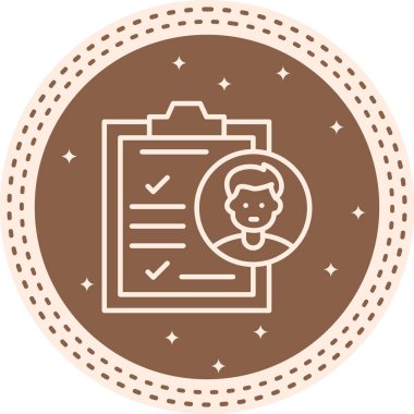 İşçi Denetim Listesi Biçimli Markalaştırma Vektörü Özelliği