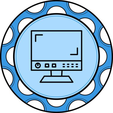 Televizyon Sofistike Temiz Ürün Grafik Şekli