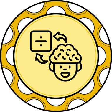 Beyin Bölümü Biçimlendirilmiş Yaratıcı Tasarım Elemanı