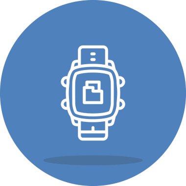 Akıllı Saat Dizini Premium Zarif Dijital Tasarım Sembolü