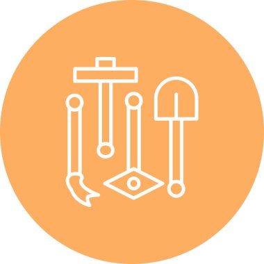 Arkeoloji Araçları Gelişmiş Yaratıcı Arayüz Grafik ŞekliName