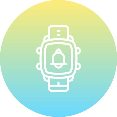 Akıllı Saat Alarm Dinamik Modern Yaratıcı Vektör Varlığı