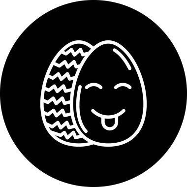 Paskalya Yumurtası Eşsiz Soyut Markalaştırma Grafiksel ŞekliName