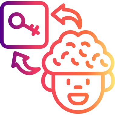 Beyin Anahtarı Stili Temiz Ürün Tasarımı Nesnesi