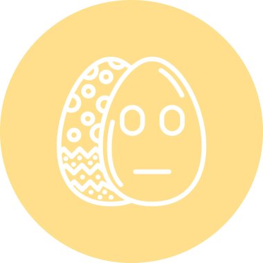 Paskalya Tarafsız Yumurta Yüksek Kaliteli Modern Vektör Elementi