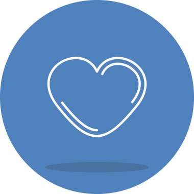 Kalp Ayırt Edilmiş Modern Dijital Tasarım Elemanı