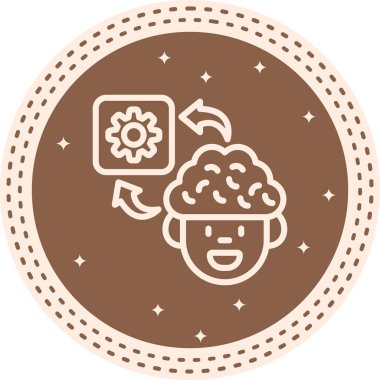 Beyin Ayar Ayırıcı Modern Dijital Tasarım Elemanı