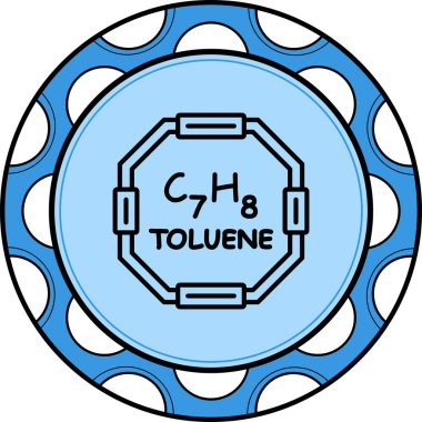 Toluen Zarif Modern Markalaştırma Vektör Varlığı