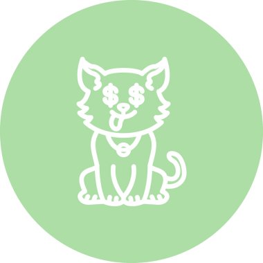 Açgözlü Kedi Vibrant Dijital Grafik Özelliği