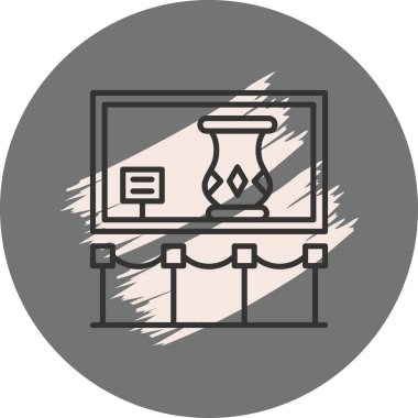 Vazo Sergisi Modern Dengelenmiş Marka Vektörü Sembolü