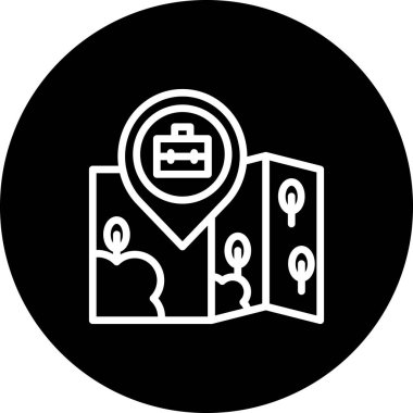 Konum Bold Bold Eşsiz Web Grafik Çizimi