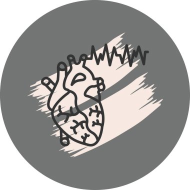 Kalp Hırıltısı Yüksek Çözünürlüklü Sanat Sembolü